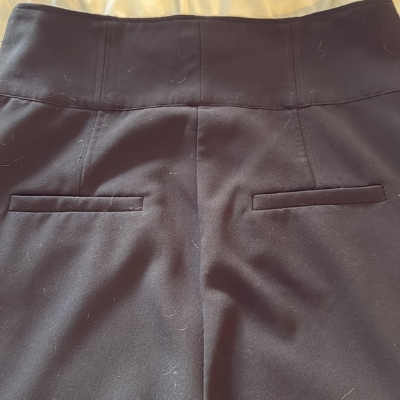 🐝 Gabrielle Union high waisted front & back pockets, black flare slacks large - Picture 11 of 12